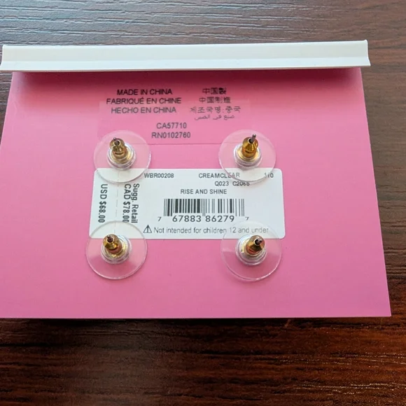 kate spade Gold and Silver Toned Earrings Set - Picture 4 of 6